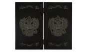 Нарды "Роза ветров/Герб" змеевик, мрамор Нарды "Роза ветров/Герб" змеевик, мрамор