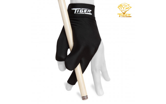 Перчатка Tiger-X Professional Billiard Glove черная левая L Перчатка Tiger-X Professional Billiard Glove черная левая L