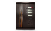 !Киевница SOHO ясень/мдф/шпон (Black_bristol,Manchester 45 Yellow green ш1,98м)