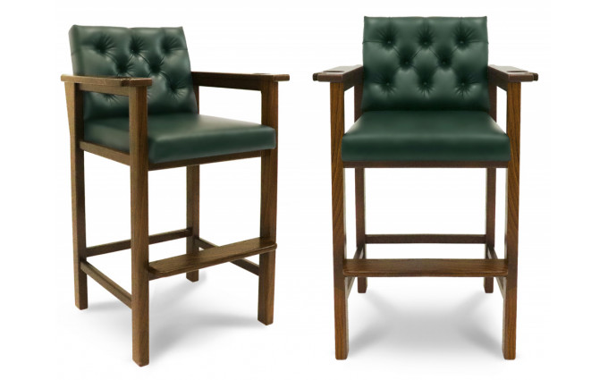 Стул бильярдный Версаль ясень (№11,Винилискожа (Dark Geen Темно-зеленый) цвет №206 ш1,44м,Винилискожа D.Green)